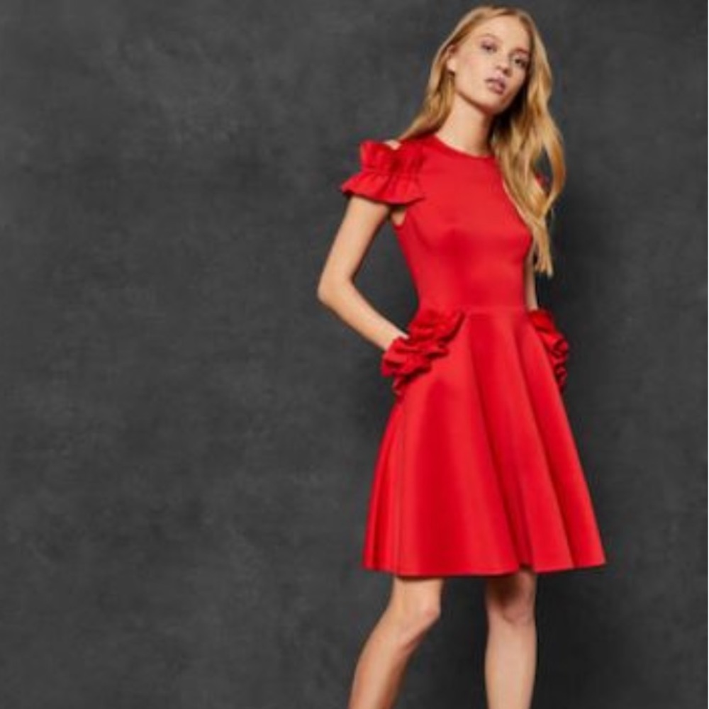 Ted Baker Deneese ruffle dress